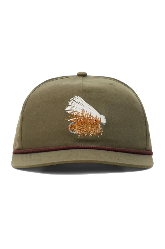 ELK HAIR CADDIS HAT Military Green sold by REVOLVR Menswear