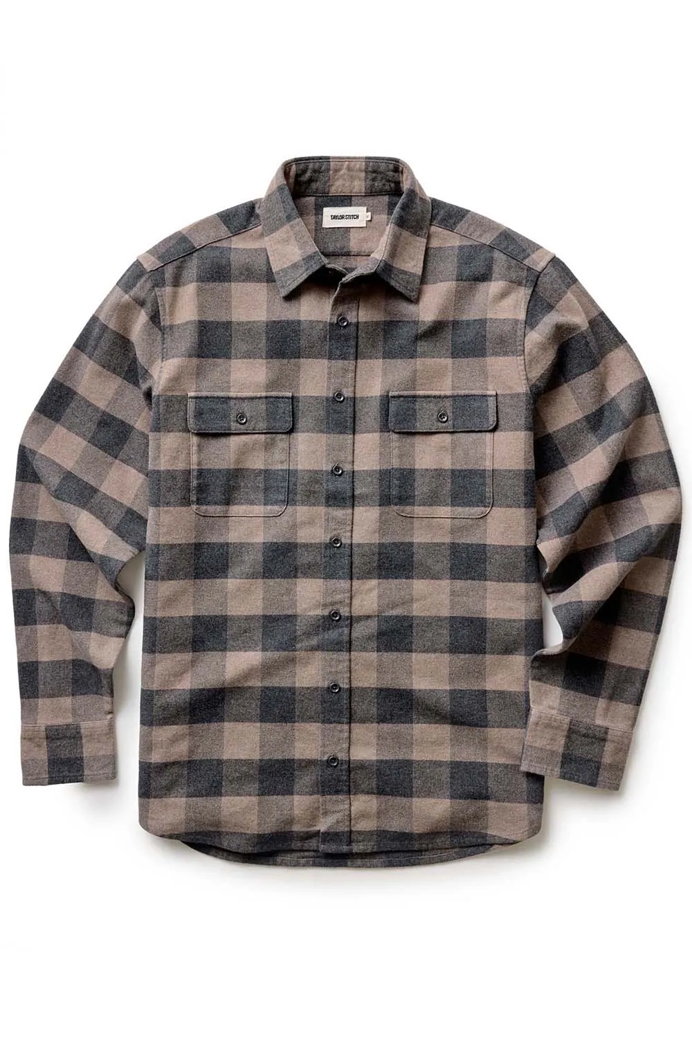 THE YOSEMITE SHIRT Heather Sable Buffalo Check sold by REVOLVR Menswear