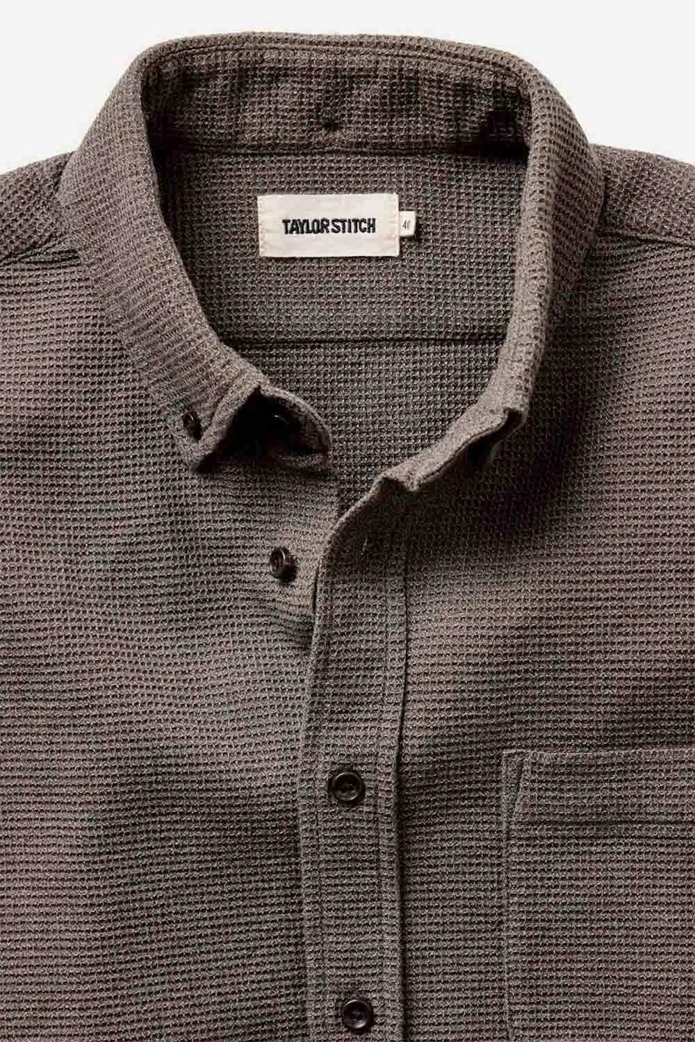 THE JACK Fatigue Olive Waffle sold by REVOLVR Menswear product image thumbnail 4