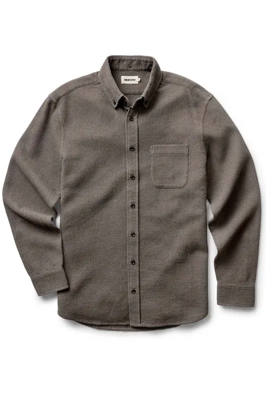 THE JACK Fatigue Olive Waffle sold by REVOLVR Menswear