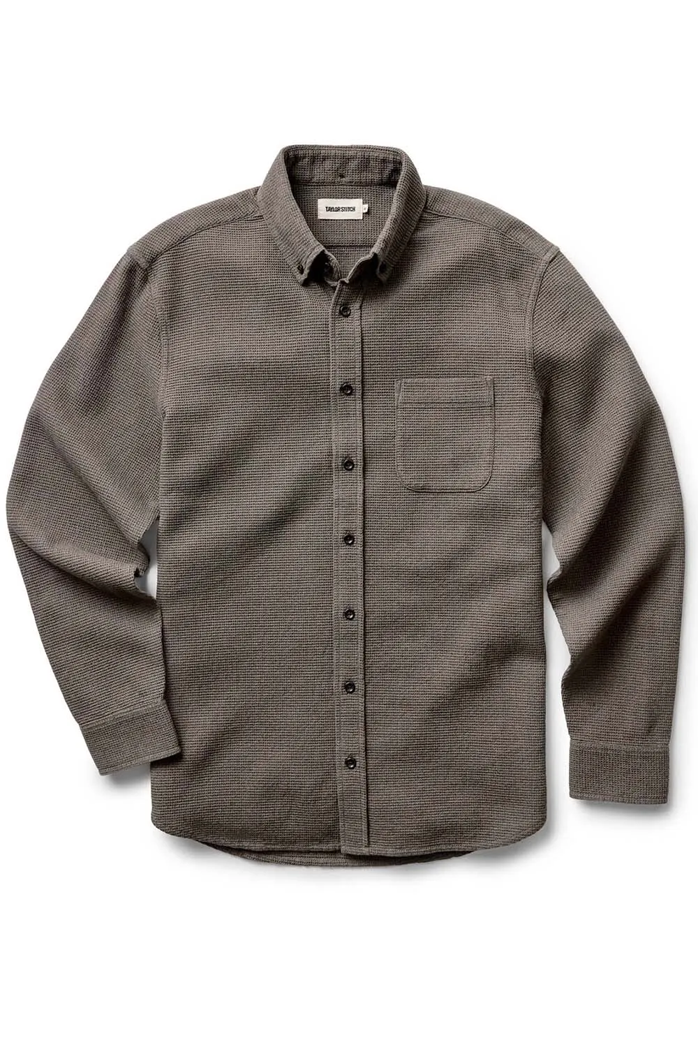 THE JACK Fatigue Olive Waffle sold by REVOLVR Menswear