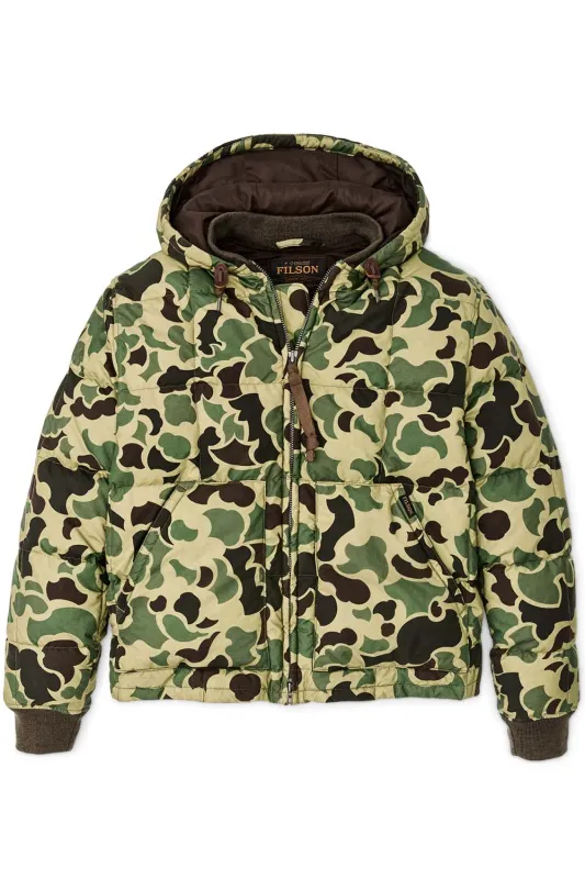 WAXED DOWN JACKET Tundra Shrub Camo sold by REVOLVR Menswear