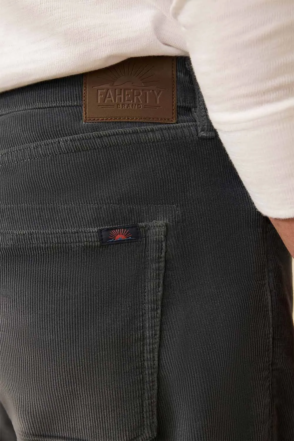 STRETCH TERRY CORD 5 PKT PANT Steel River sold by REVOLVR Menswear product image thumbnail 4