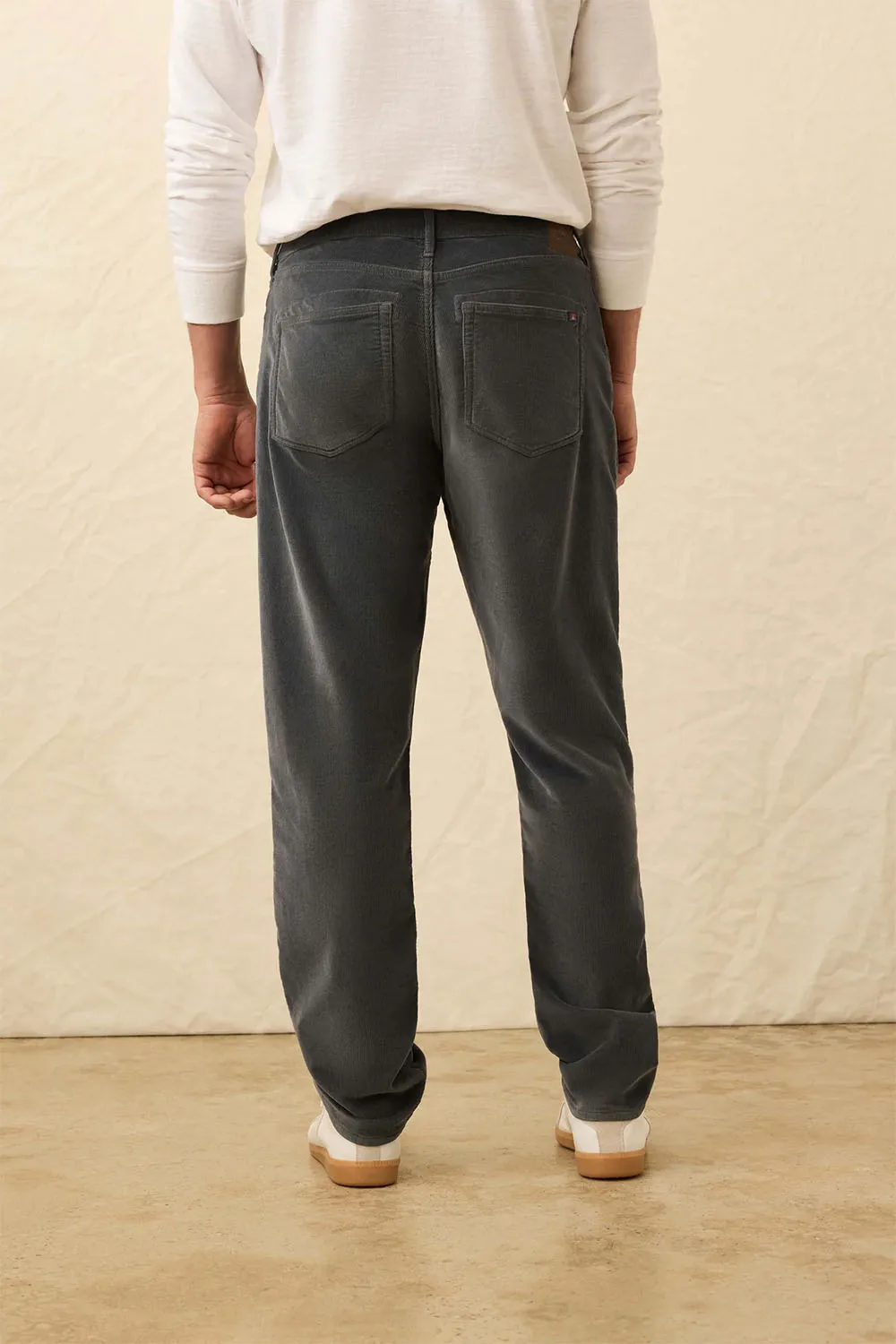 STRETCH TERRY CORD 5 PKT PANT Steel River sold by REVOLVR Menswear product image thumbnail 3