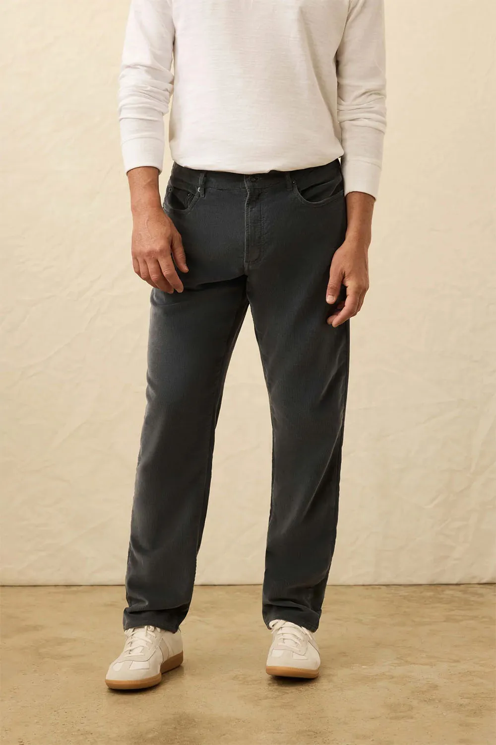 STRETCH TERRY CORD 5 PKT PANT Steel River sold by REVOLVR Menswear product image thumbnail 2