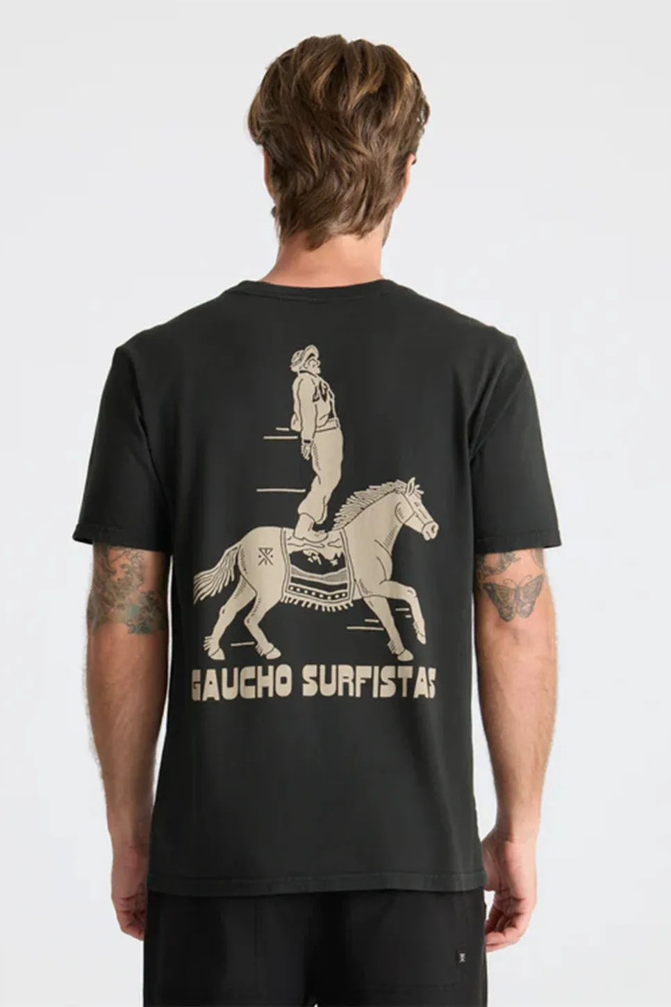SURFISTA TEE Black sold by REVOLVR Menswear product image thumbnail 4