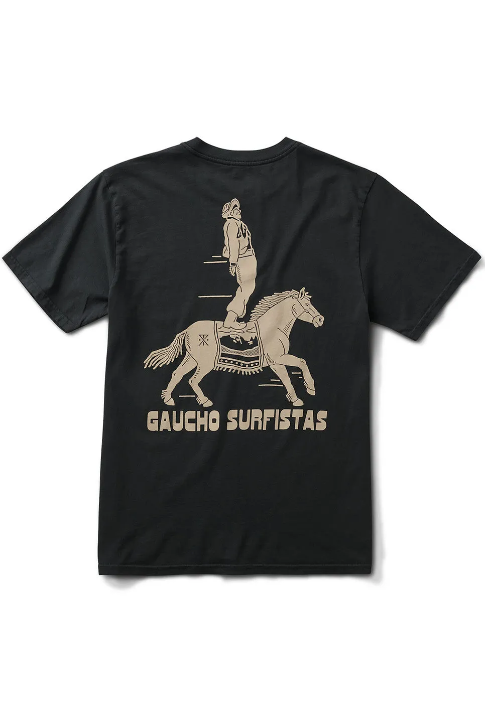 SURFISTA TEE Black sold by REVOLVR Menswear