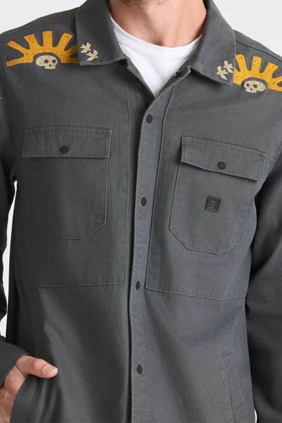 HEBRIDES UNLINED Charcoal sold by REVOLVR Menswear product image thumbnail 5