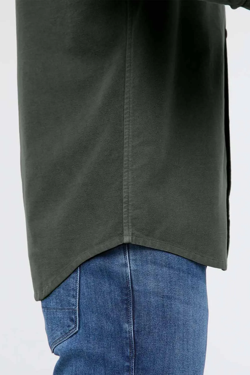 NO SWEAT MOLESKIN SHIRT Peat sold by REVOLVR Menswear product image thumbnail 4