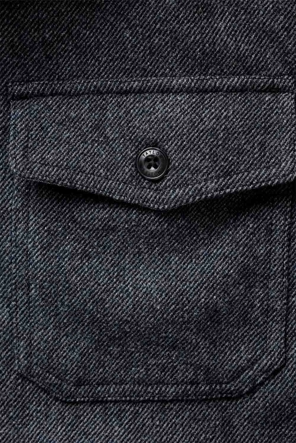 THE CPO SHIRT Heather Slate Twill sold by REVOLVR Menswear product image thumbnail 3