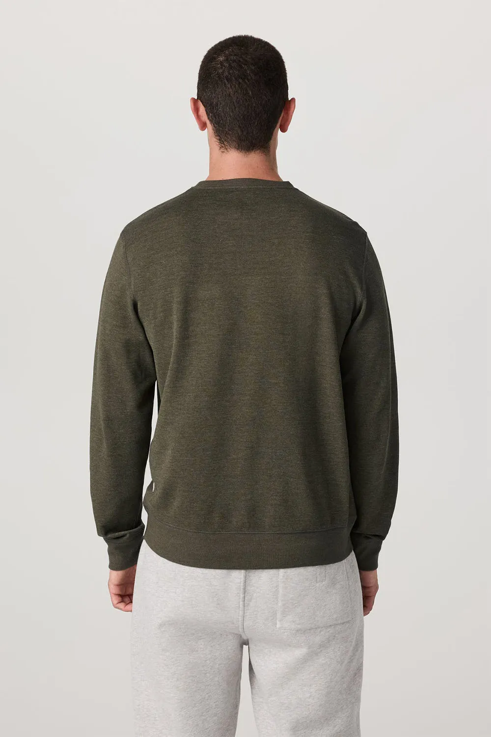 JEFFREYS CREW 2.0 Olive Heather sold by REVOLVR Menswear product image thumbnail 3