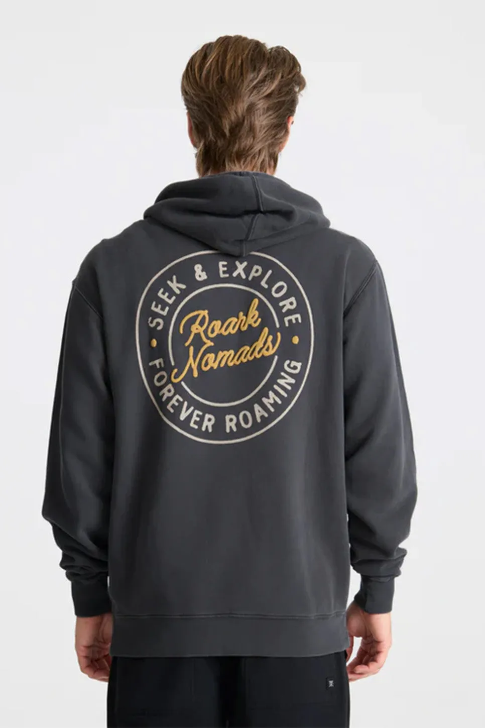 NOMADS BADGE FLEECE Onyx sold by REVOLVR Menswear product image thumbnail 4