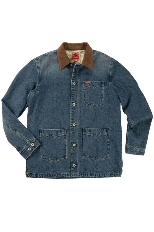 RUSTLER CHORE JACKET Blue sold by REVOLVR Menswear