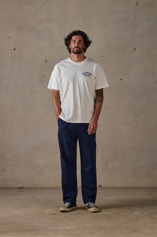TWILL PANTS Dark Blue sold by REVOLVR Menswear