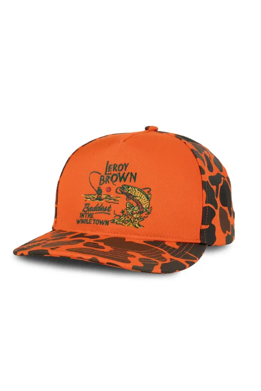 LEROY BROWN HAT Camo sold by REVOLVR Menswear