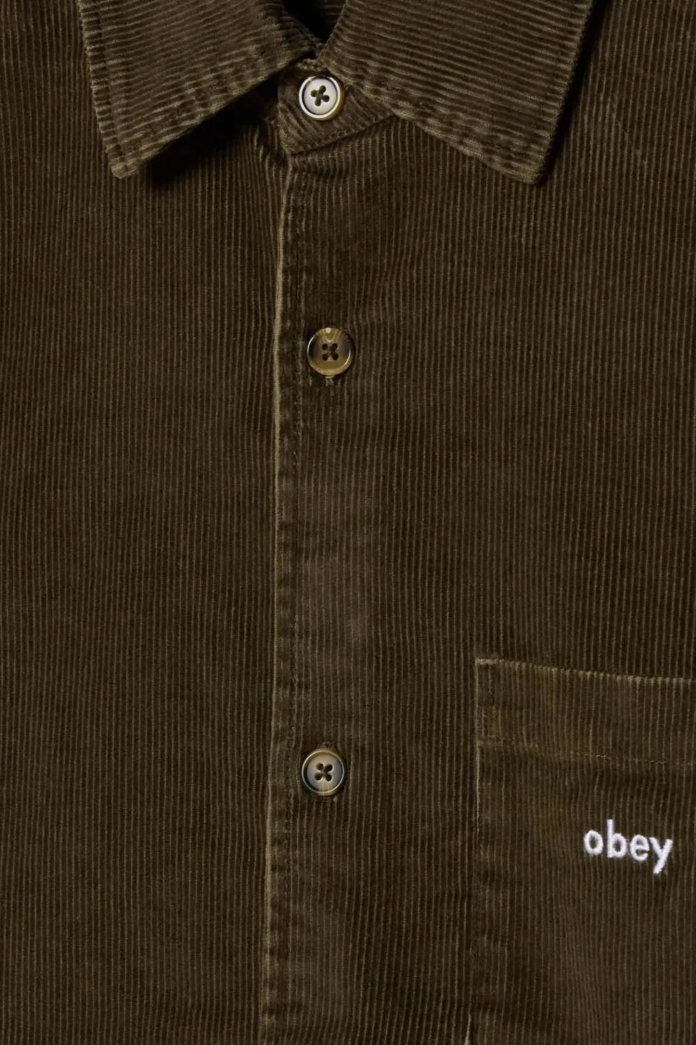 BUCKLEY CORD WOVEN Black Olive Faded Wash sold by REVOLVR Menswear product image thumbnail 3