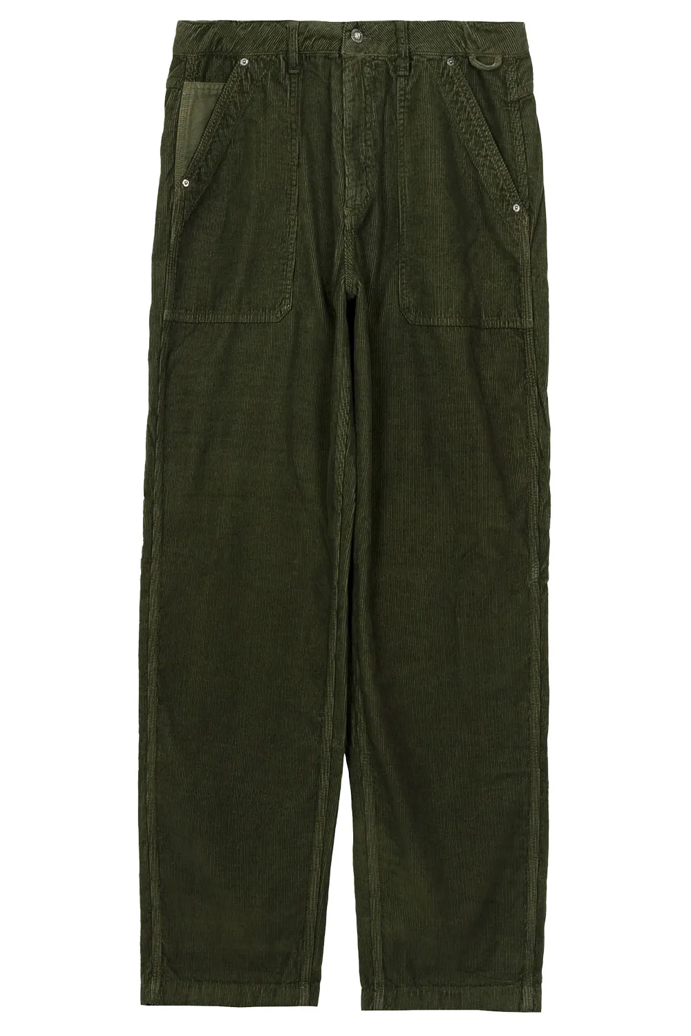 BASSET CORD TROUSER Timber Green sold by REVOLVR Menswear