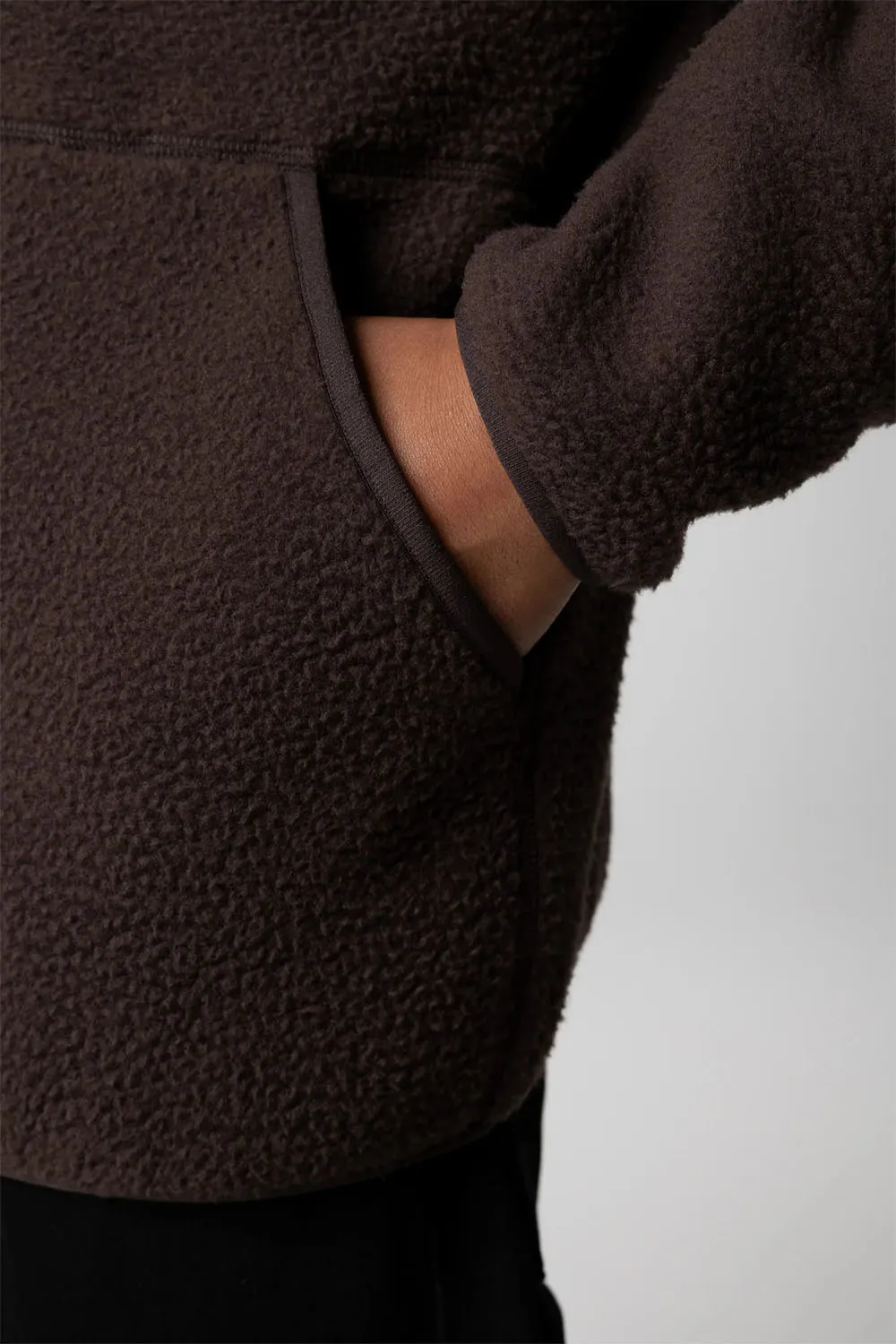 BOLSTER FLEECE FULL ZIP Burnt Umber/Olive sold by REVOLVR Menswear product image thumbnail 5