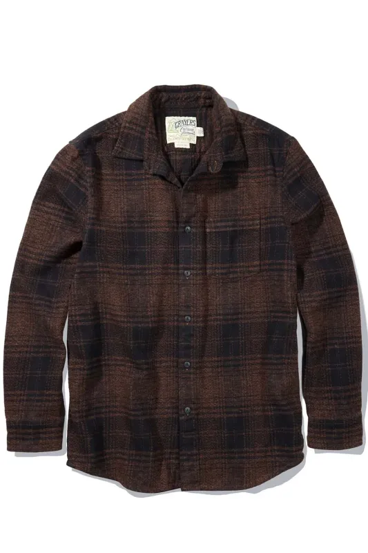 BEAVER CREEK HERITAGE FLANNEL Coffee sold by REVOLVR Menswear