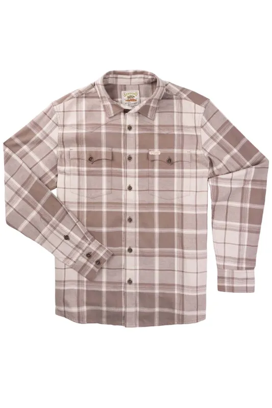 DURANGO FLANNEL SHIRT Tan/Brown sold by REVOLVR Menswear