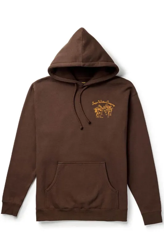 LOS RIOS HOODIE Brown sold by REVOLVR Menswear