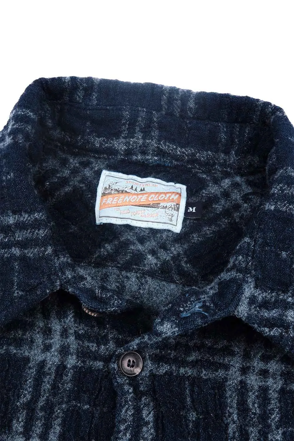 BENSON PLAID LS Indigo Plaid sold by REVOLVR Menswear product image thumbnail 3