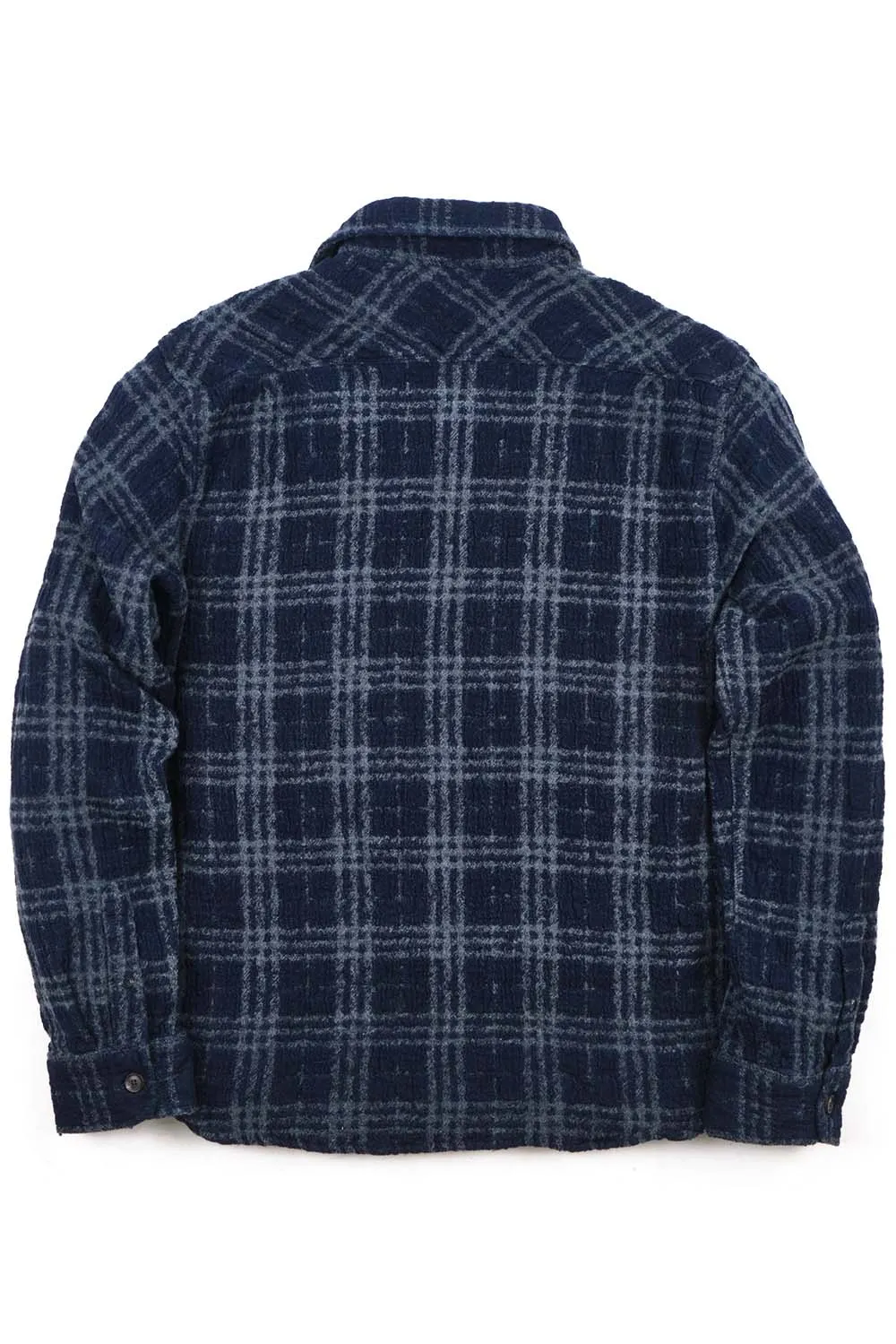 BENSON PLAID LS Indigo Plaid sold by REVOLVR Menswear product image thumbnail 2