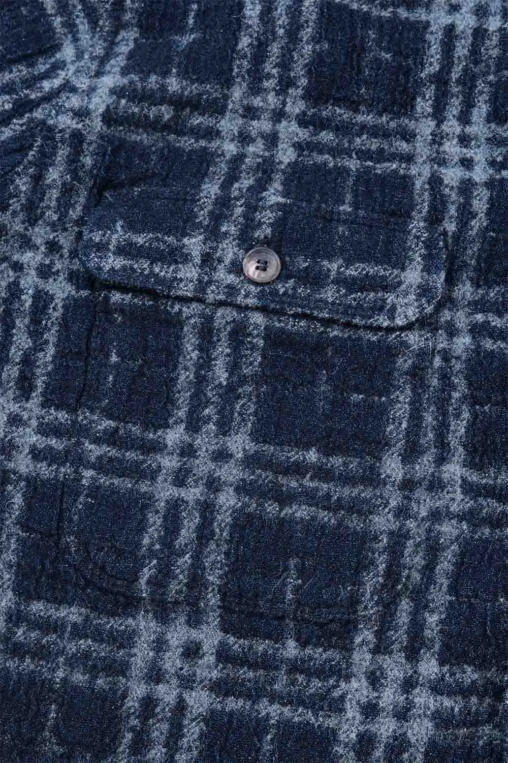 BENSON PLAID LS Indigo Plaid sold by REVOLVR Menswear product image thumbnail 5
