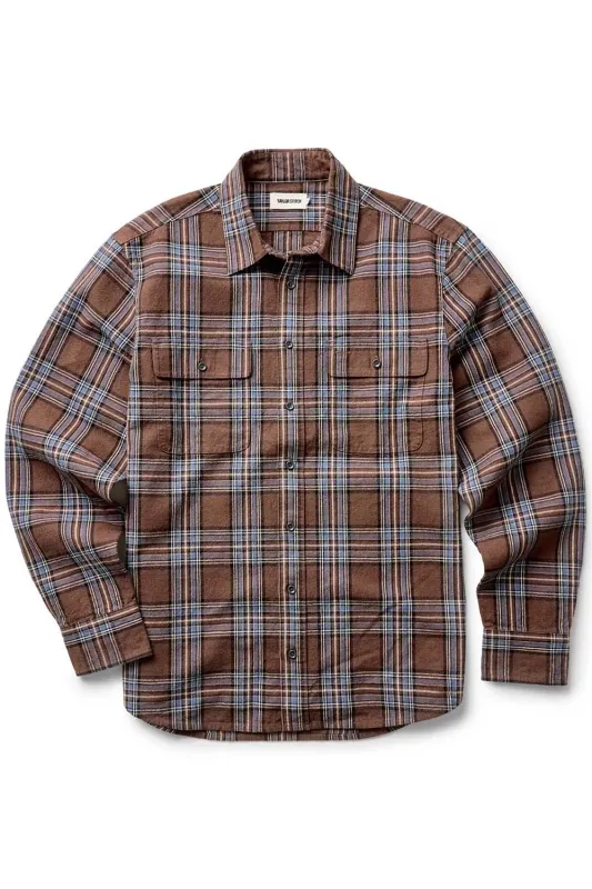 THE CRAFTSMAN SHIRT Brick Plaid sold by REVOLVR Menswear