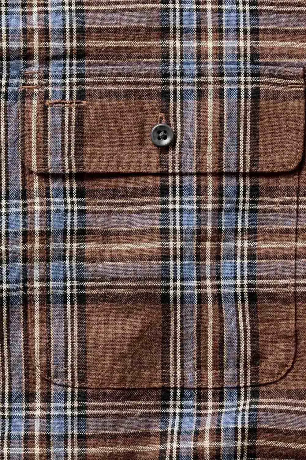 THE CRAFTSMAN SHIRT Brick Plaid sold by REVOLVR Menswear product image thumbnail 5