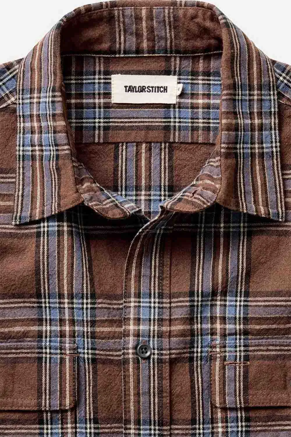THE CRAFTSMAN SHIRT Brick Plaid sold by REVOLVR Menswear product image thumbnail 4