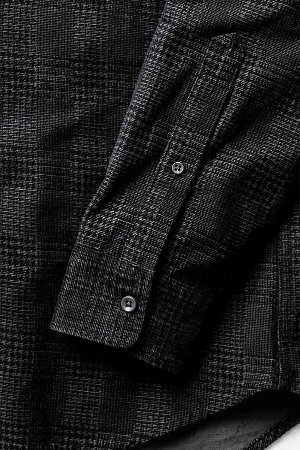 THE JACK Heather Coal Check Pincord sold by REVOLVR Menswear product image thumbnail 5