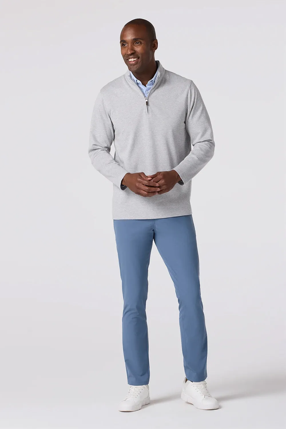 KPI QUARTER ZIP Lt Gray Heather sold by REVOLVR Menswear product image thumbnail 3