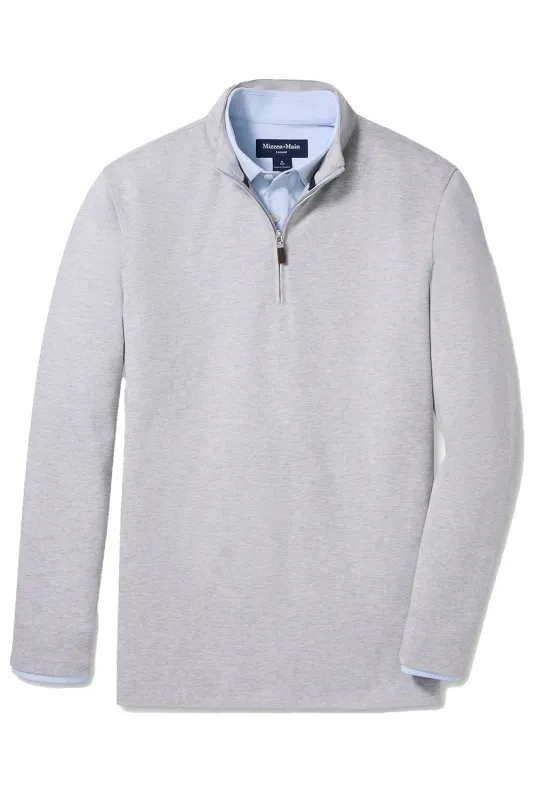 KPI QUARTER ZIP Lt Gray Heather sold by REVOLVR Menswear