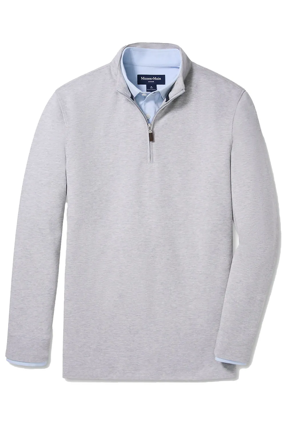 KPI QUARTER ZIP Lt Gray Heather sold by REVOLVR Menswear