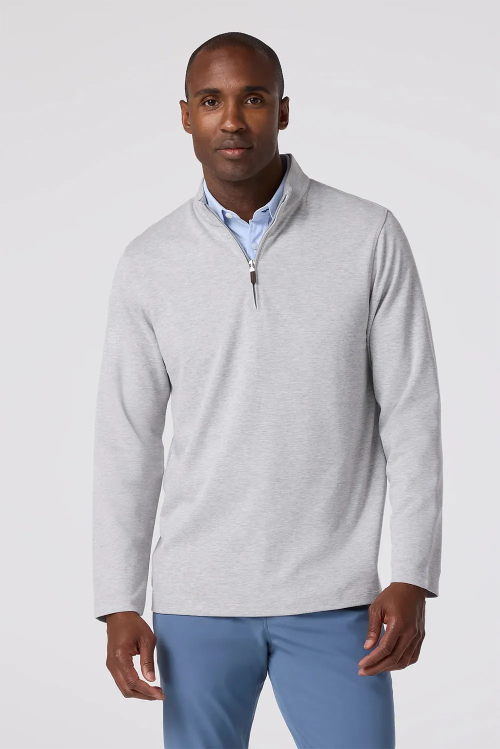 KPI QUARTER ZIP Lt Gray Heather sold by REVOLVR Menswear product image thumbnail 2