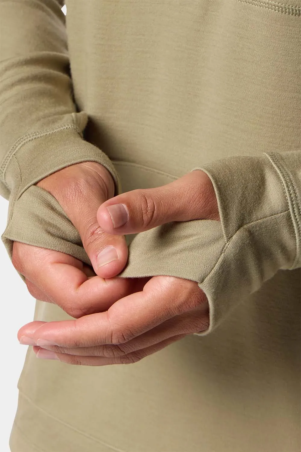 MERINO HALF ZIP HOOD Sagebrush sold by REVOLVR Menswear product image thumbnail 4