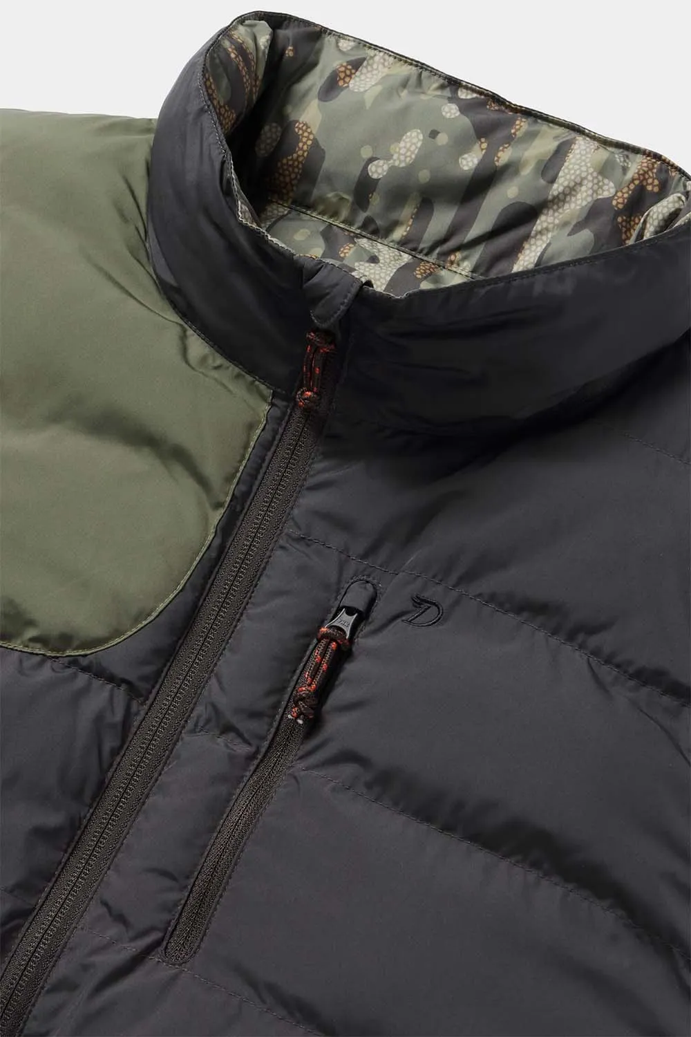 DRYDOWN REVERSIBLE VEST Raven/Woodland sold by REVOLVR Menswear product image thumbnail 3