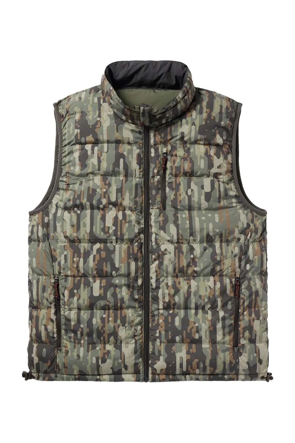 DRYDOWN REVERSIBLE VEST Raven/Woodland sold by REVOLVR Menswear product image thumbnail 2