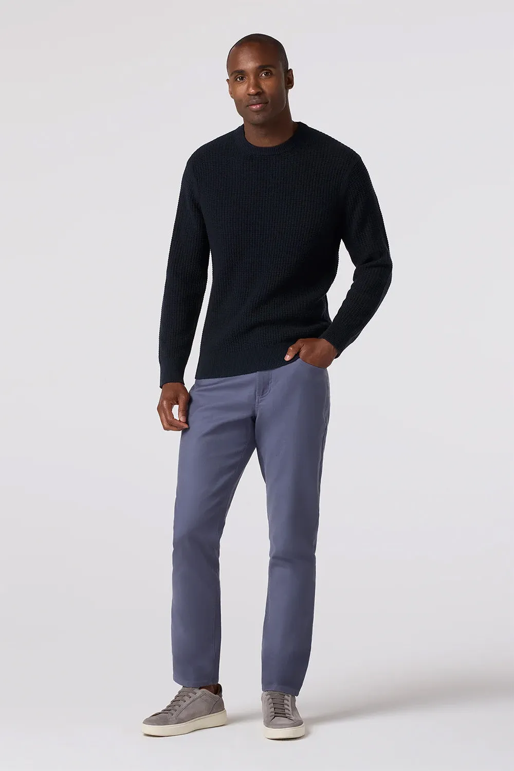 CRAWFORD CREWNECK SWEATER Navy sold by REVOLVR Menswear product image thumbnail 2