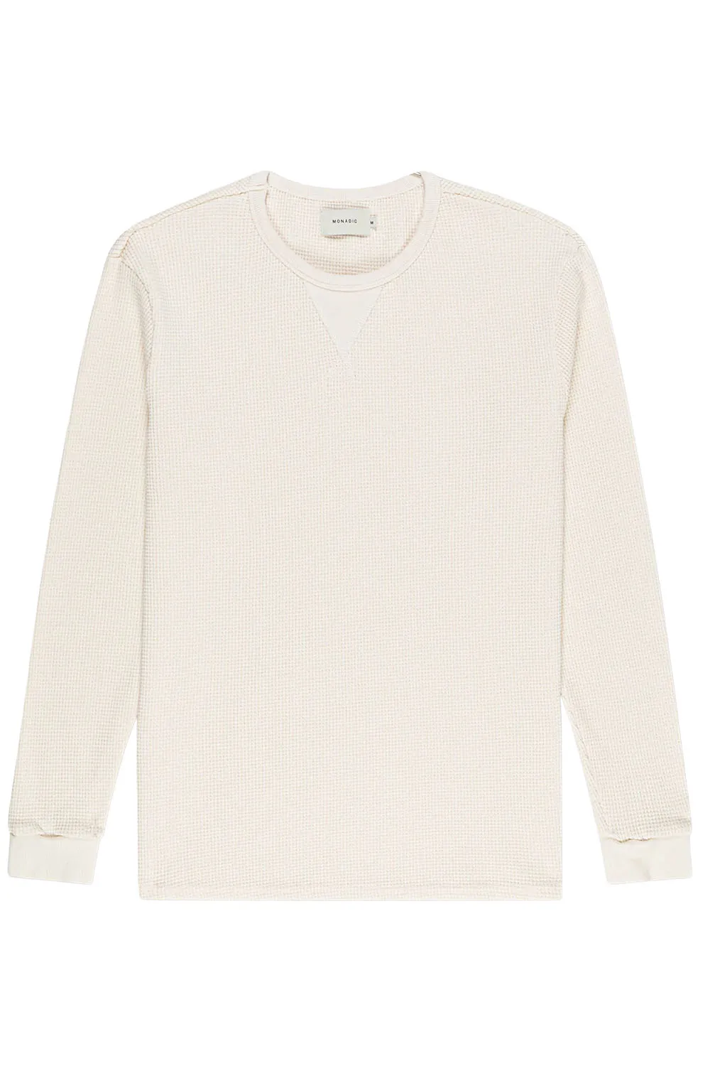 WAFFLE KNIT THERMAL Natural sold by REVOLVR Menswear