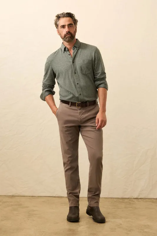 COASTLINE CHINO Alpine Brown sold by REVOLVR Menswear