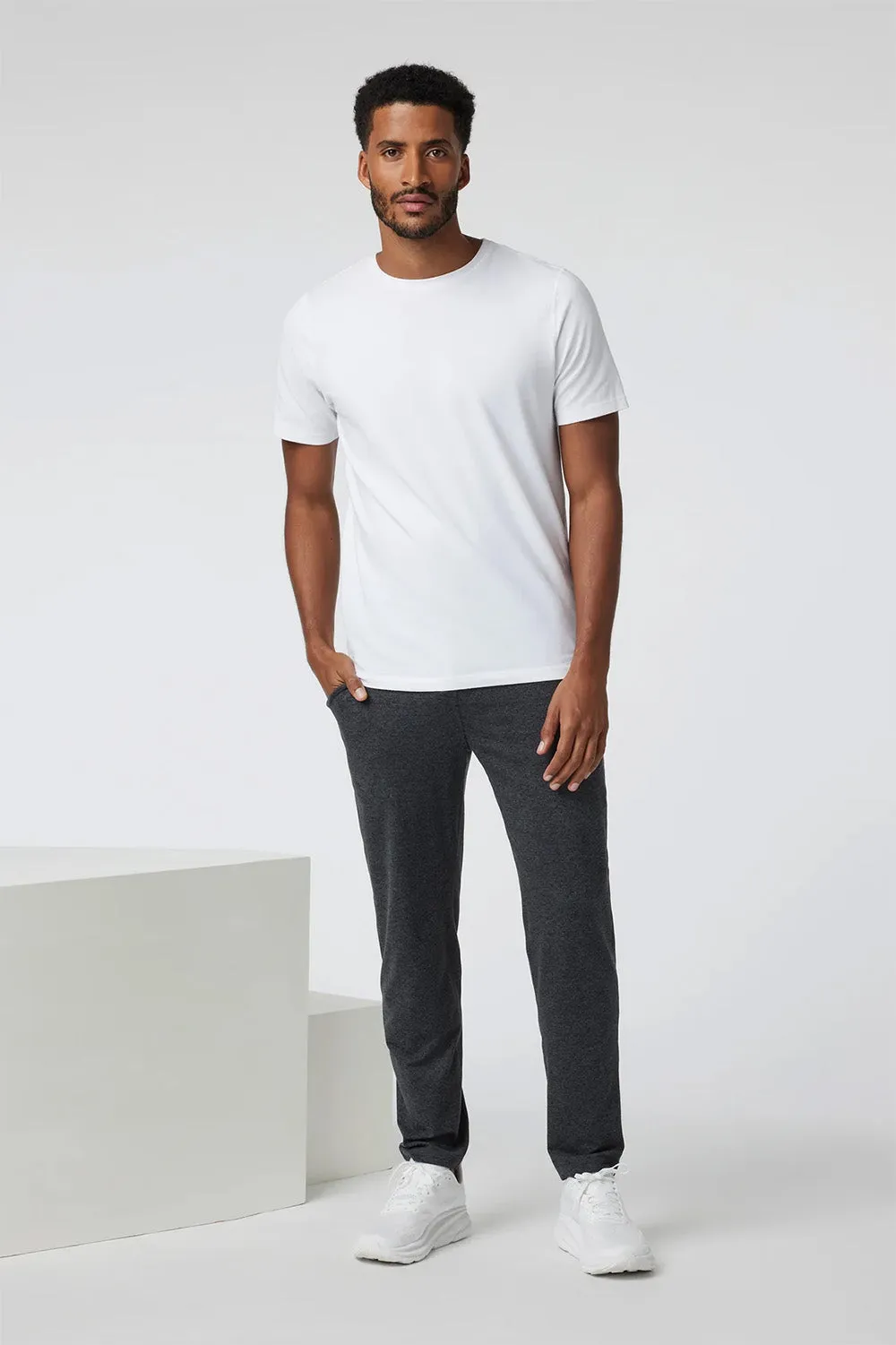 PONTO PERFORMANCE PANT Charcoal Heather sold by REVOLVR Menswear product image thumbnail 2