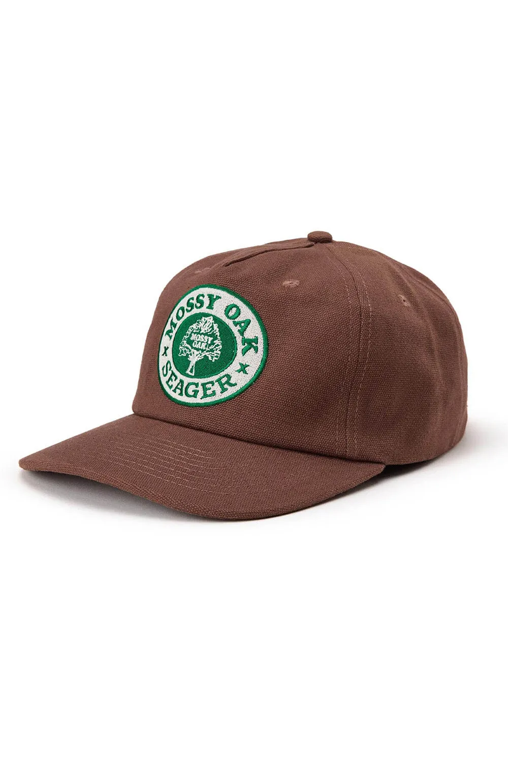 SEAGER x MOSSY OAK SNAPBACK Brown sold by REVOLVR Menswear