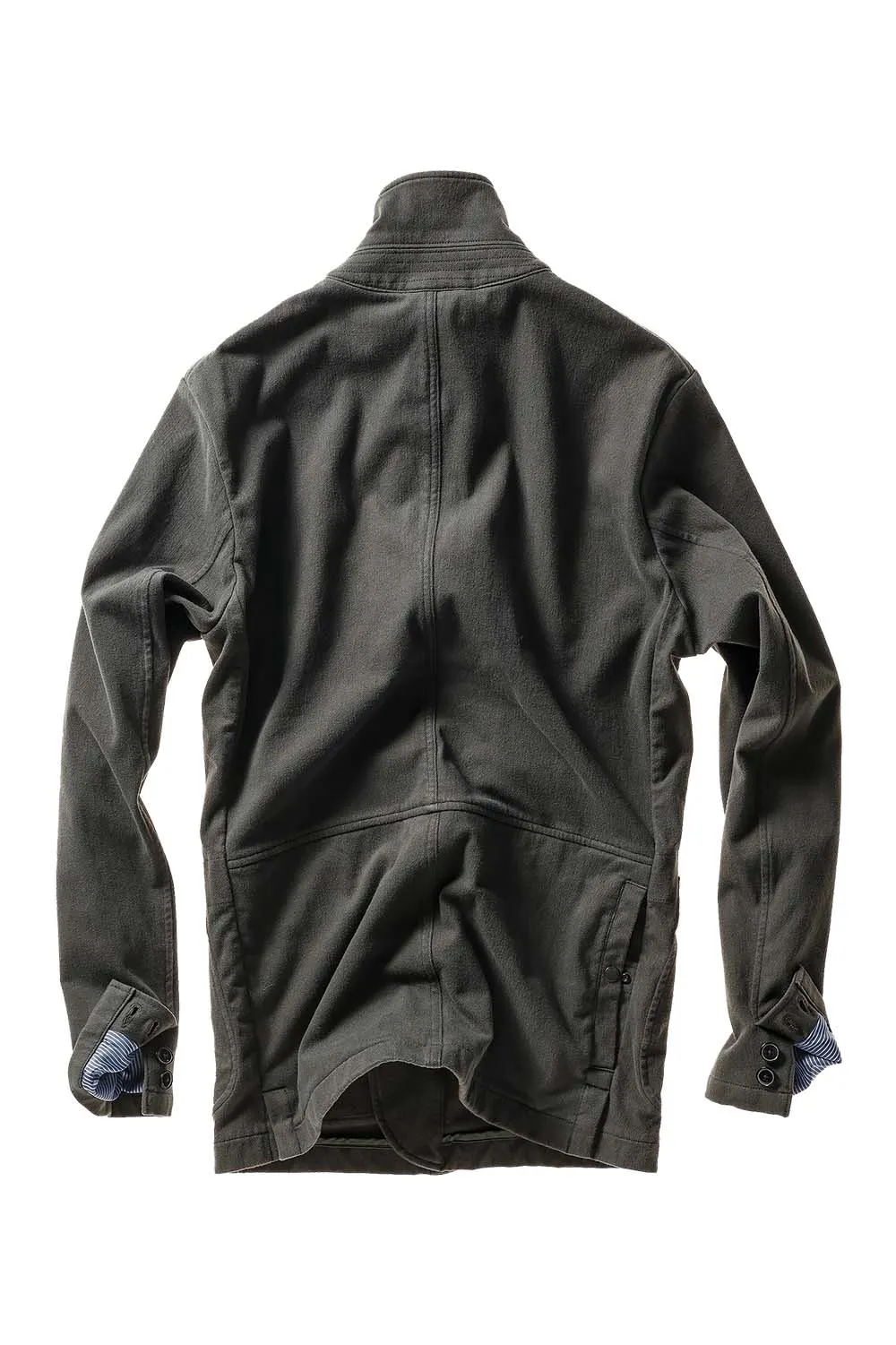 MOLESKIN TRAP BLAZER Char Loden sold by REVOLVR Menswear product image thumbnail 2