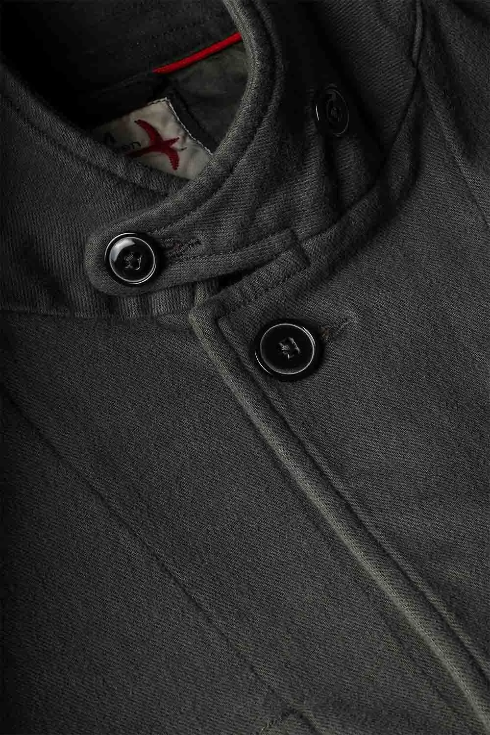 MOLESKIN TRAP BLAZER Char Loden sold by REVOLVR Menswear product image thumbnail 4