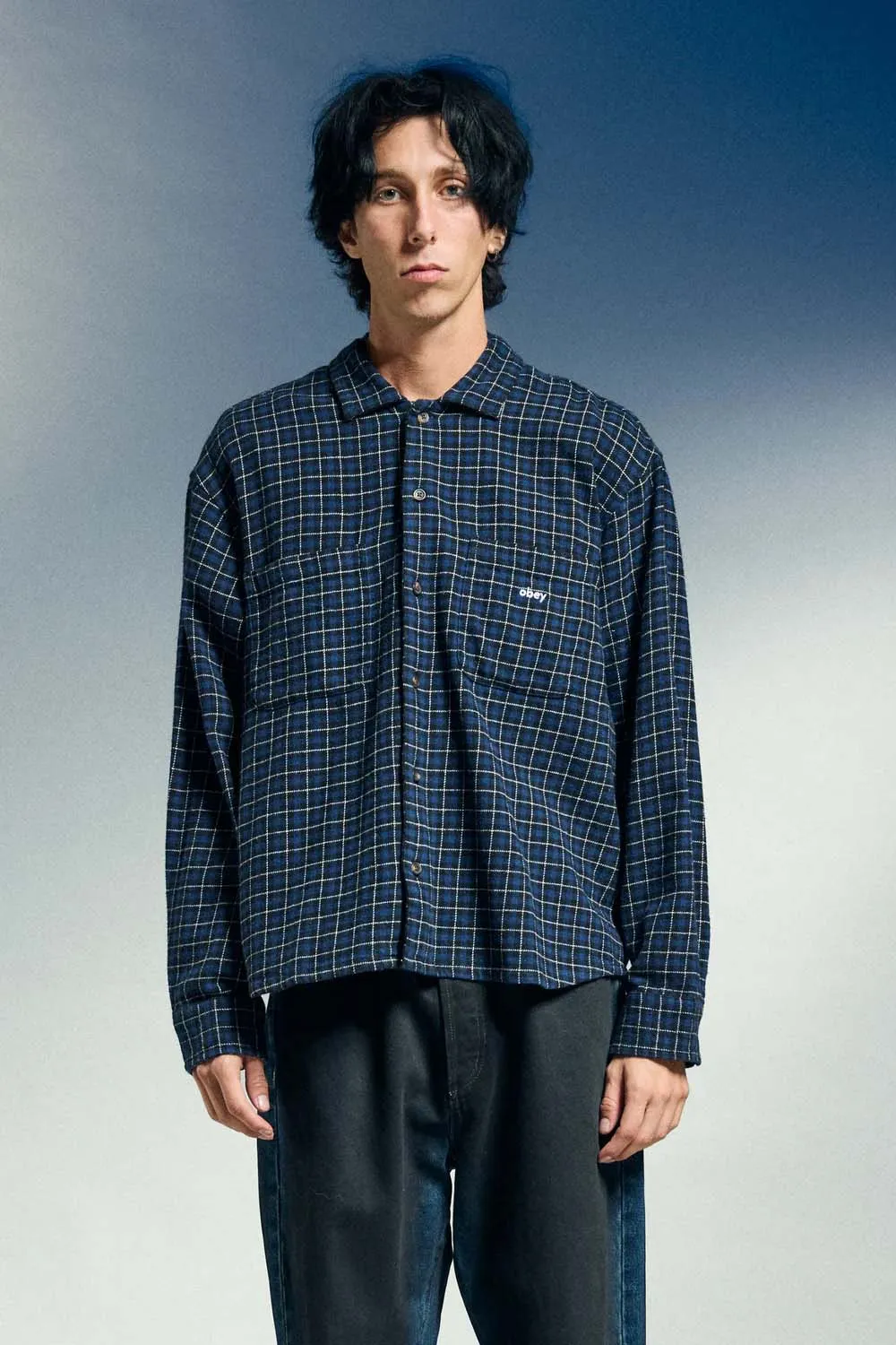 ADAMS WOVEN Academy Navy Multi sold by REVOLVR Menswear product image thumbnail 2