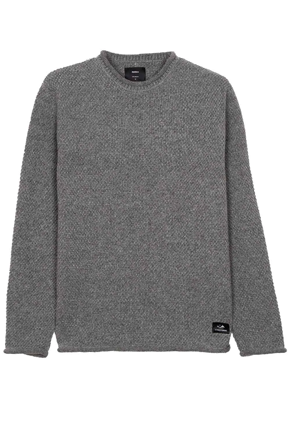 BARENTS JUMPER Grey Marl sold by REVOLVR Menswear
