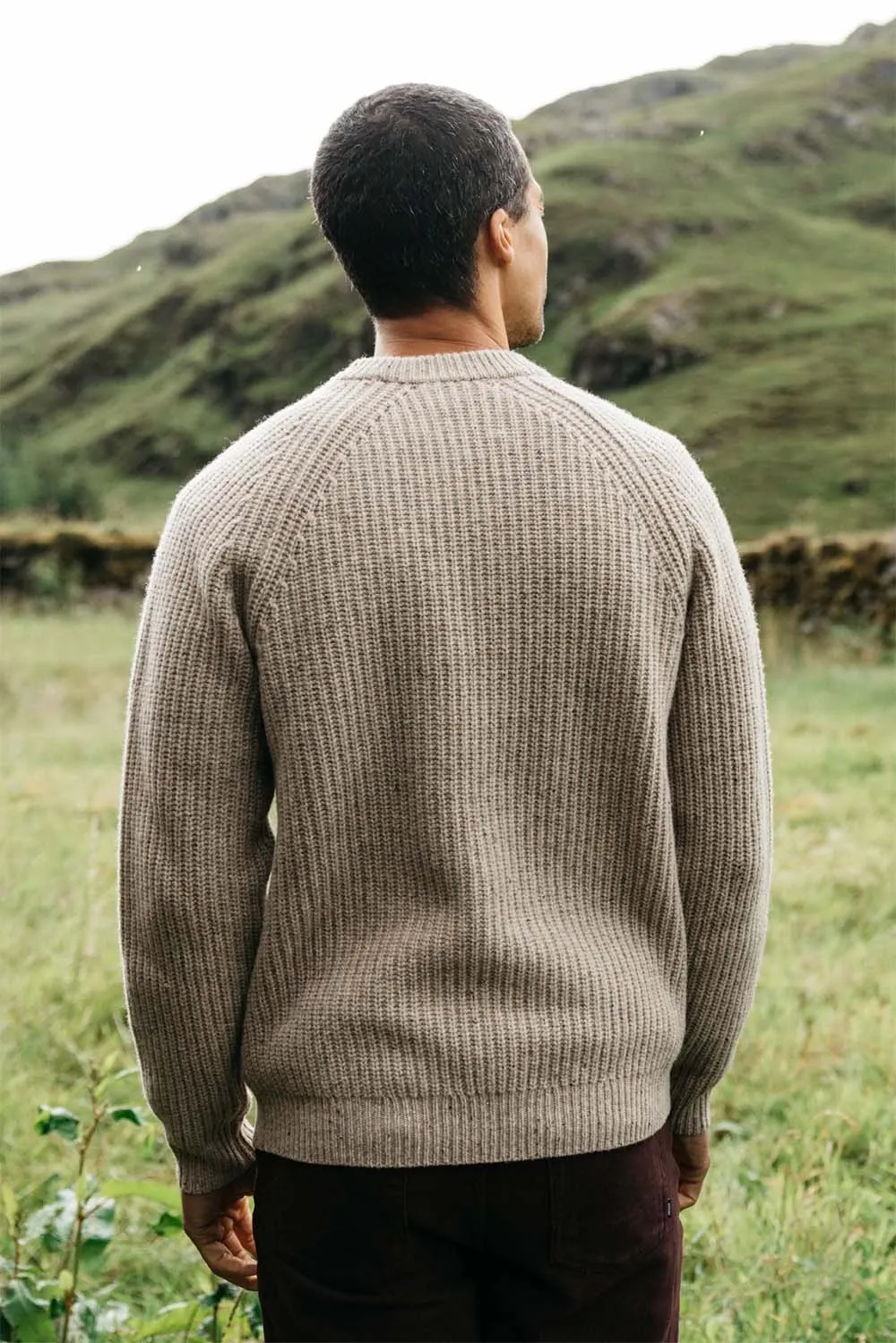 MORA JUMPER Oatmeal sold by REVOLVR Menswear product image thumbnail 3