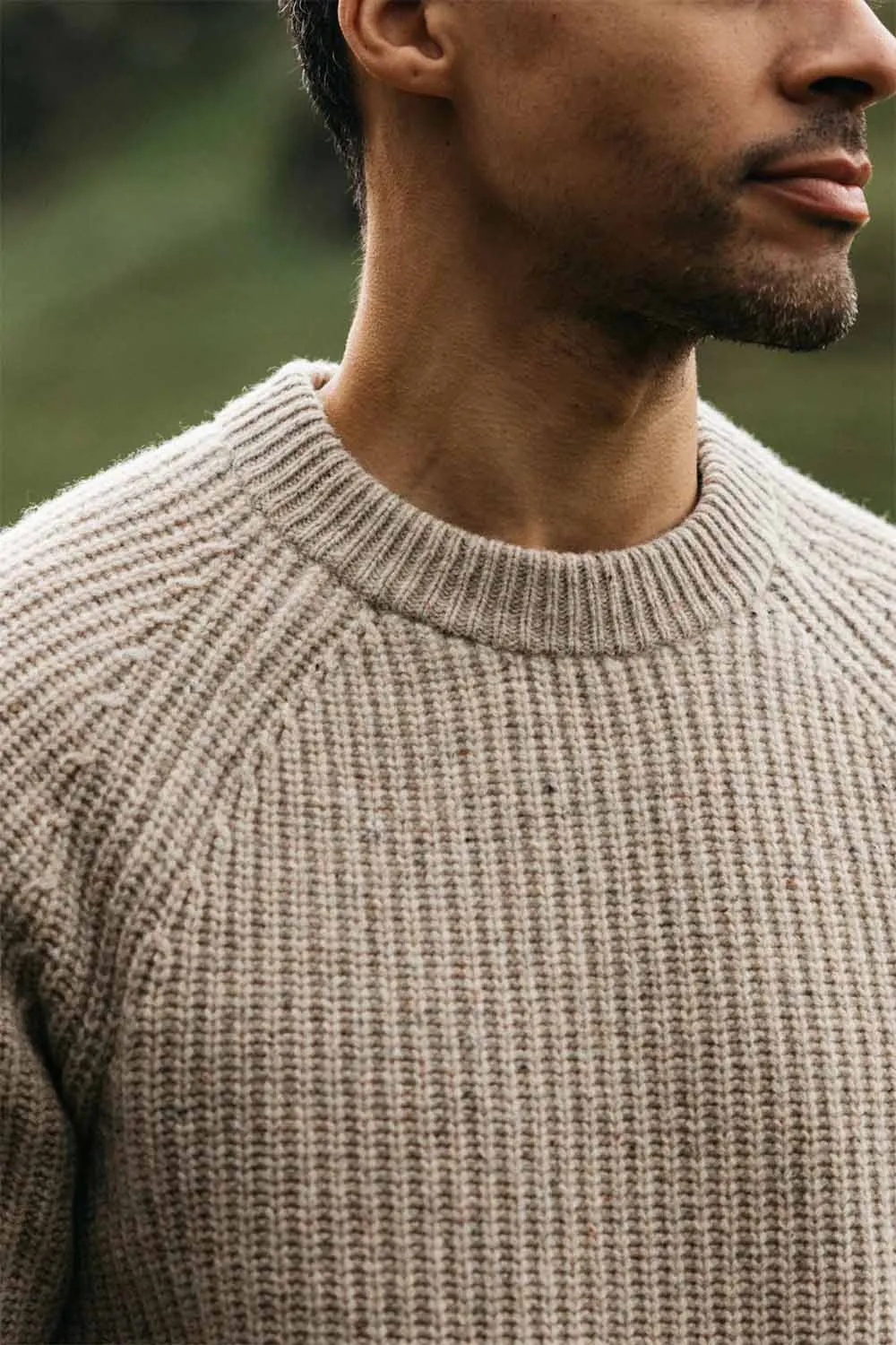 MORA JUMPER Oatmeal sold by REVOLVR Menswear product image thumbnail 4
